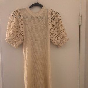 Tularosa Crochet Mini Dress from Revolve